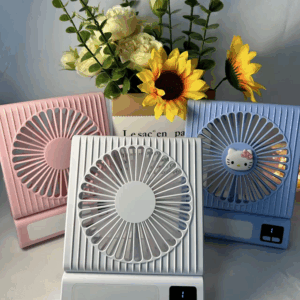 New Desktop Night Light Small Fan 2025