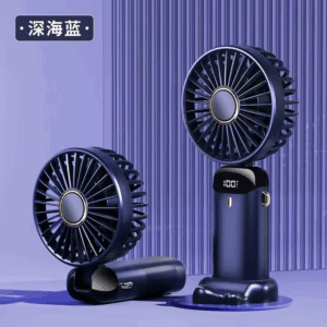 New folding digital display desktop fan