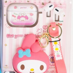 Earphone Set Silicone Keychain BAG KT Cat earphone Kuromii Headphones Sanrioes Wireless Bluetooth Headphone with Bag