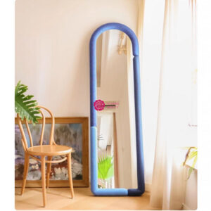 Light Luxury Velvet Arch Full Body Mirror Nordic Home Decor Living Room Floor Mirror