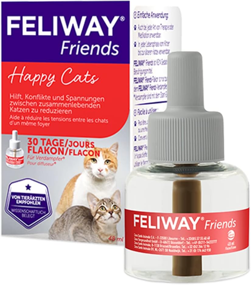 Feliway Friends 30 Day Refill 48ml Cat Harmony Cat Aroma Diffuser Refill
