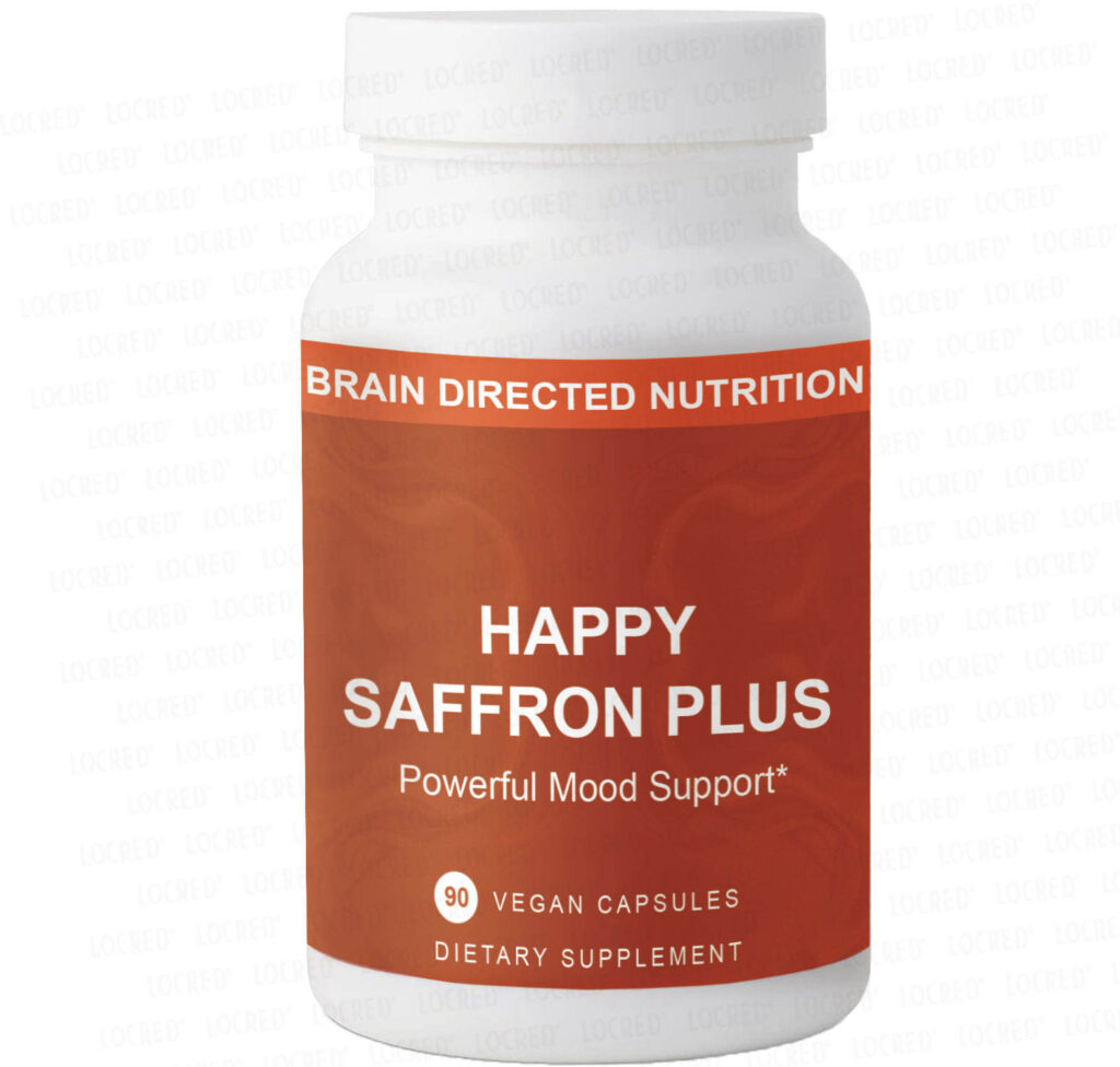 High quality Happy Saffron Plus 90 Capsules Healthcare Supplement with Saffron Flower Extract Curcumin & Zinc 30 Servings